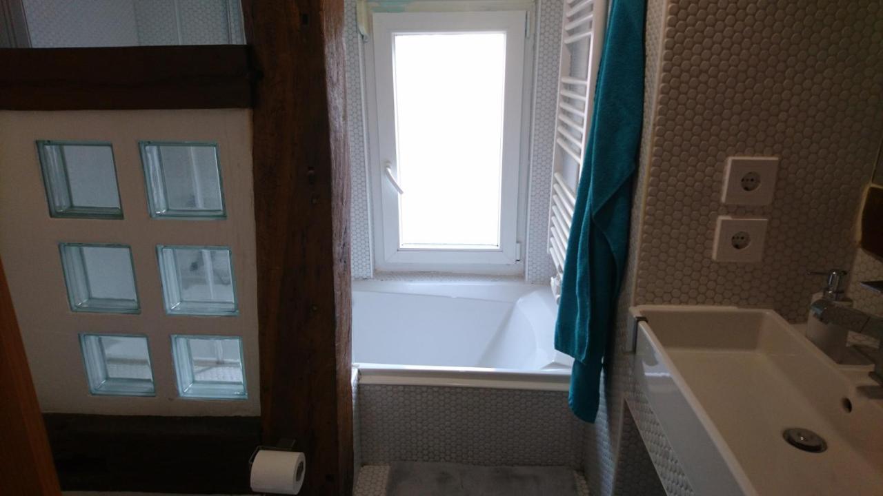 Kleine Gemuetliche Ferienwohnung Im Fachwerkstil Wolfsburg Bagian luar foto